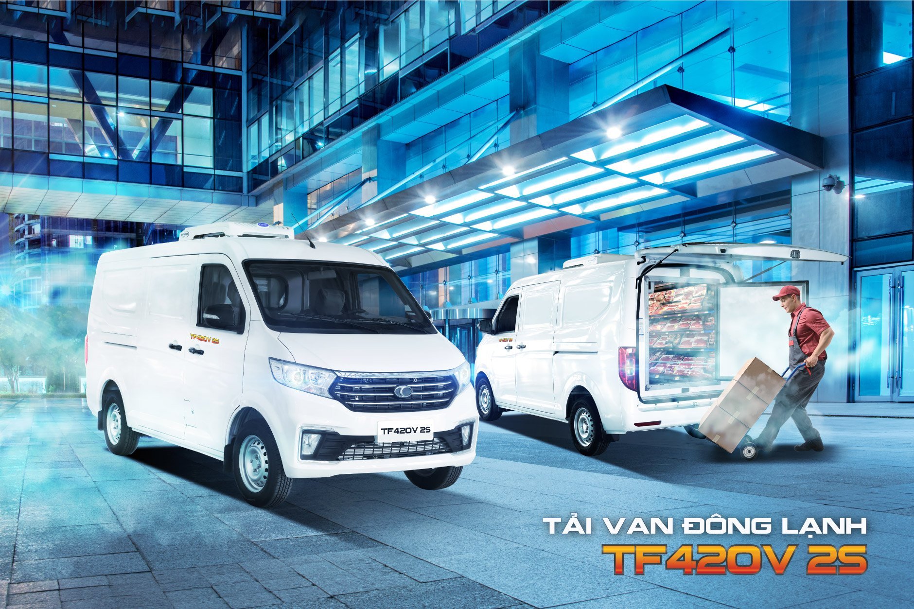 Xe van TF420V 2S đông lạnh.1